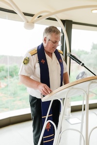 Wedding ceremony by Dr. Gerrit Rademeyer in Colenso