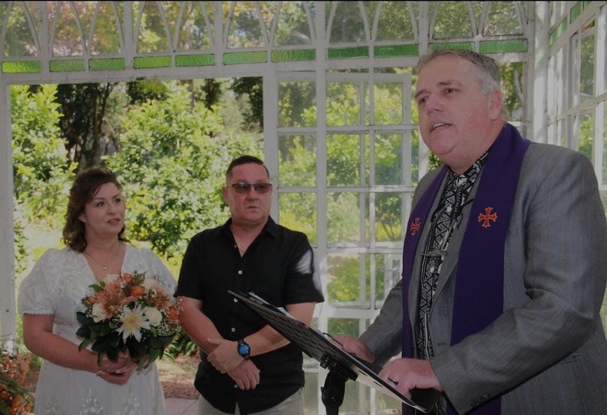 Wedding ceremony by Dr. Gerrit Rademeyer in Colenso