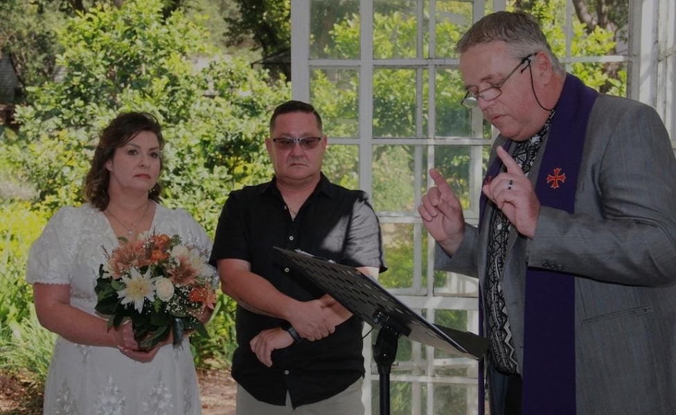 Wedding ceremony by Dr. Gerrit Rademeyer in Colenso