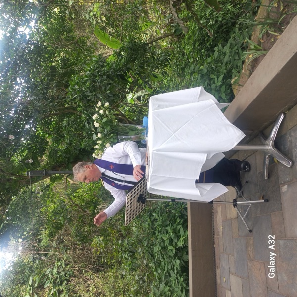 Wedding ceremony by Dr. Gerrit Rademeyer in Colenso
