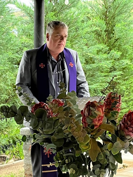 Wedding ceremony by Dr. Gerrit Rademeyer in Colenso